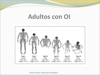 Adultos con OI
Andrea Puppio- Bioquímica Patológica-
 