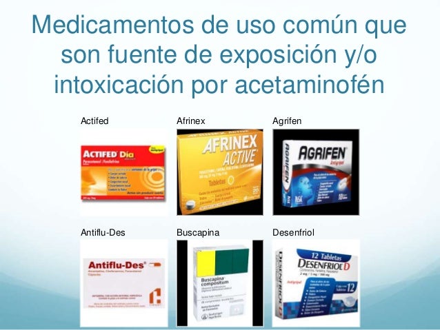 Intoxicacion por paracetamol Intoxicacion por paracetamol