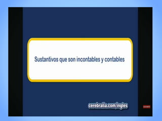 Clase countables and uncountables about food