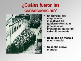 crisis economica de 1929 y su impacto en chile | PPTX