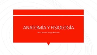 ANATOMÍA Y FISIOLOGÍA
Dr. Carlos Chinga Buitrón
 