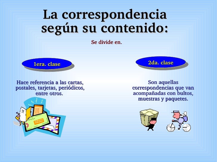 Clase de correspondencia