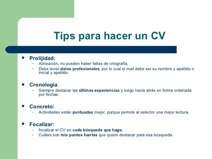 Como Hacer Mi Curriculum Como Hacer Mi Curriculum