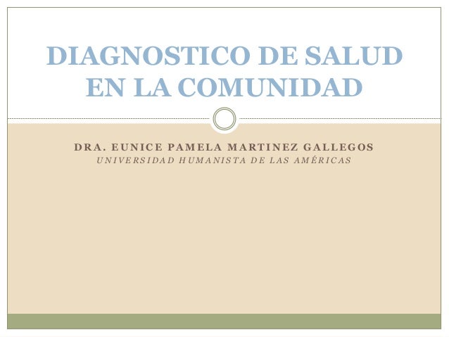 SALUD PUBLICA Diagnostico de Salud en la Comunidad