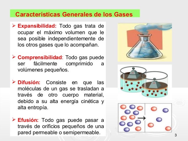 Cuáles Son Las Características Del Estado Gaseoso