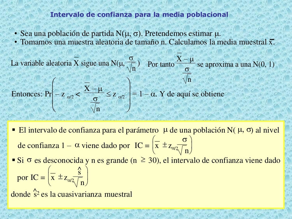 estimacion puntual y por intervalo