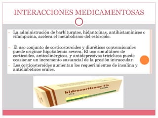 INTERACCIONES MEDICAMENTOSAS
 