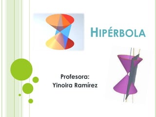 HIPÉRBOLA

Profesora:
Yinoira Ramírez

 