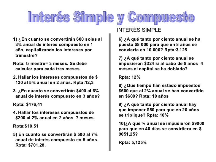20+ Diferencias Entre Interes Simple Y Compuesto Most