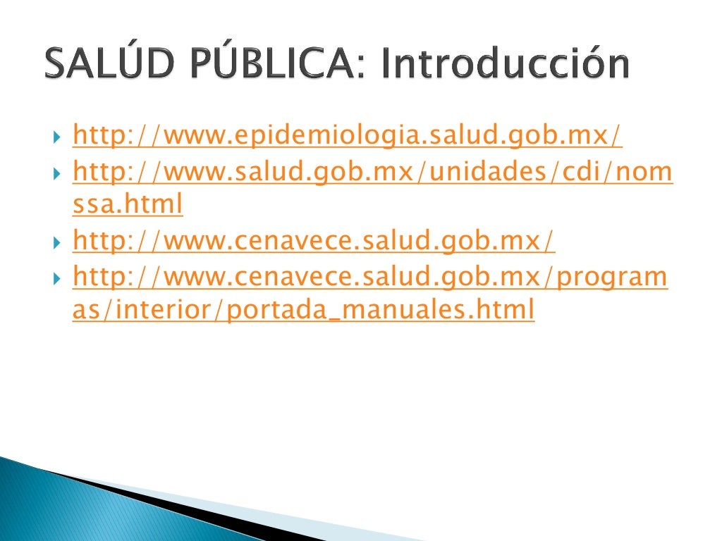 SALUD PUBLICA: Introducción a la Salud Publica