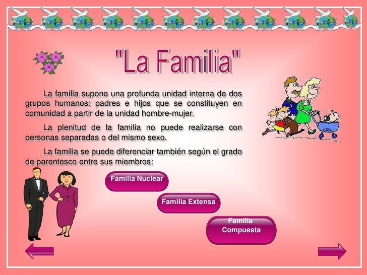 Clase de la familia y los valores