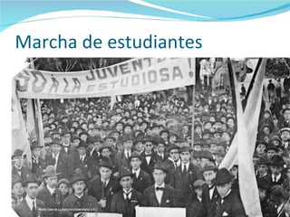 Marcha de estudiantes 