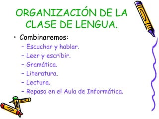 Clase de lengua castellana y literatura | PPT