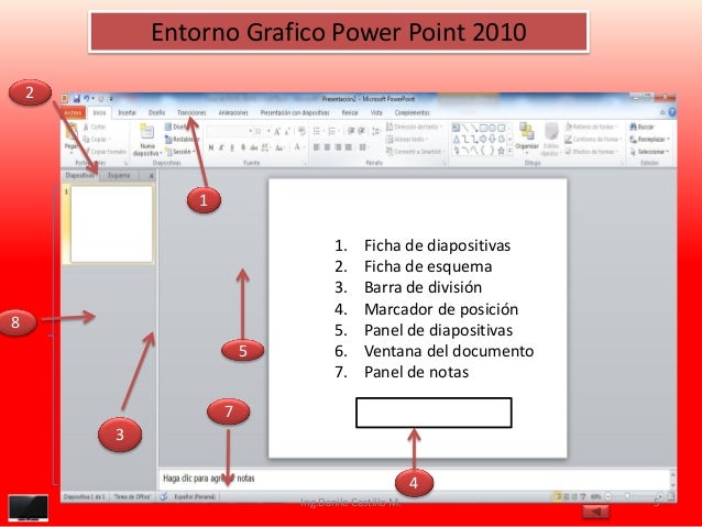 Entorno Grafico De Power Point 2010