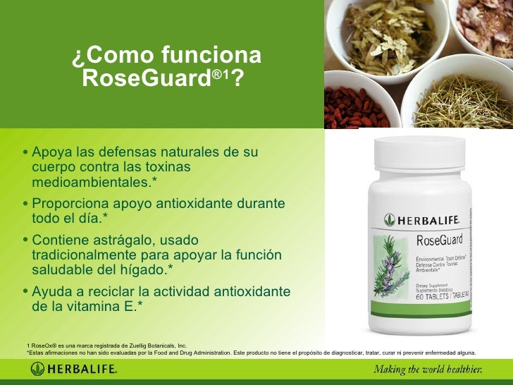 Roseox Herbalife Para Que Sirve