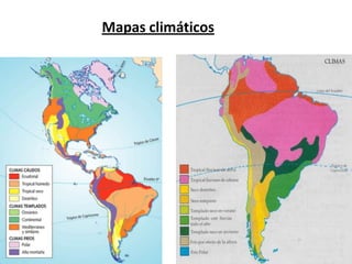 Mapas climáticos
 