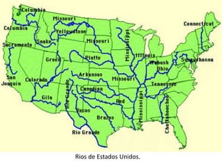Rios de Estados Unidos.
 