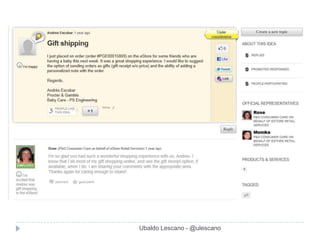 Ubaldo Lescano - @ulescano
 