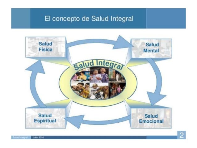 Clase de salud integral y componentes