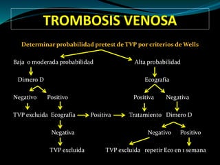 Score Tvp Clase de trombosis venosa profunda 2014 | PPTX
