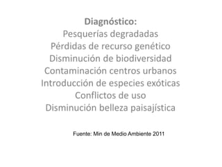 Fuente: Min de Medio Ambiente 2011
 
