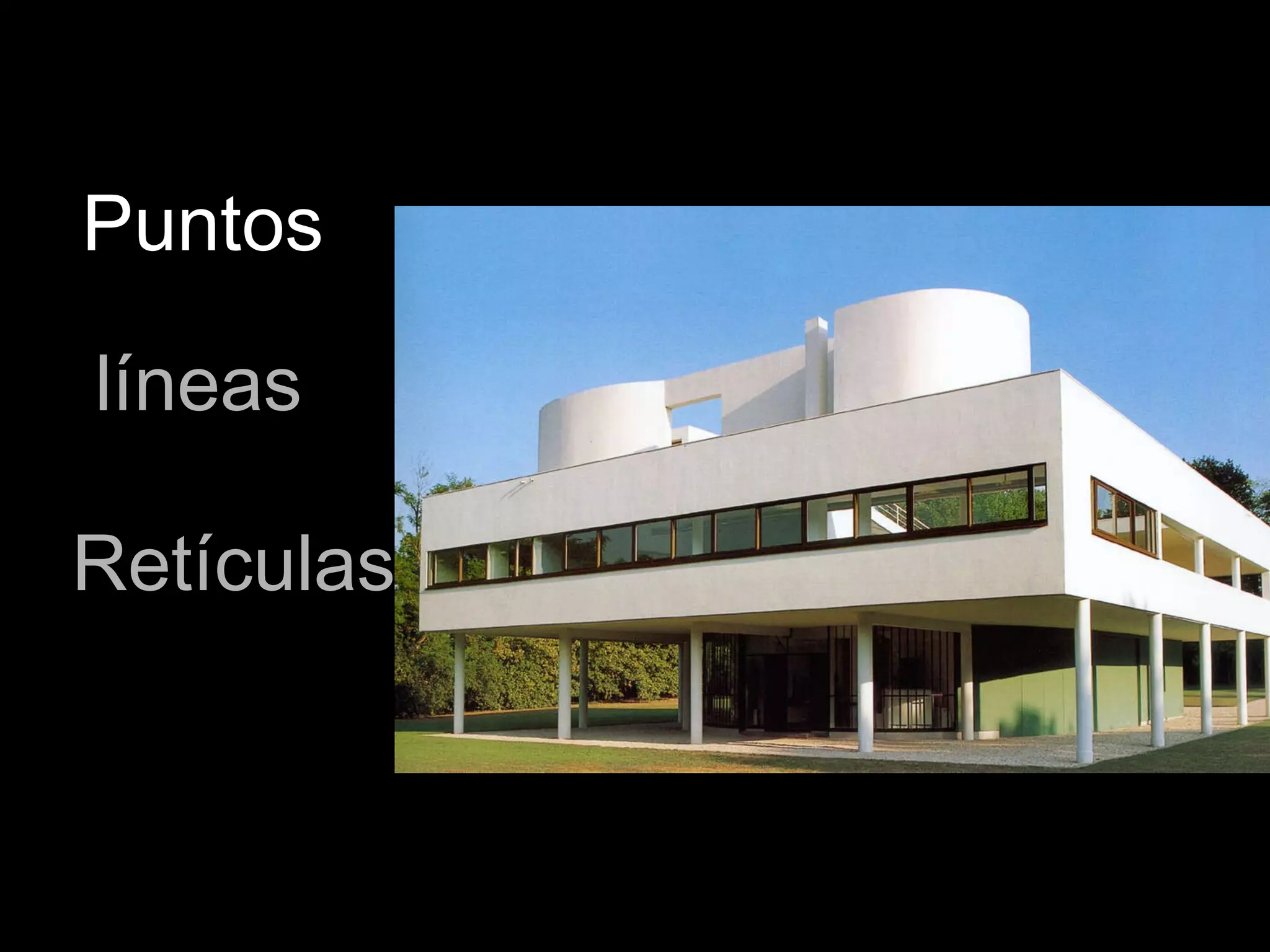 líneas Puntos Retículas