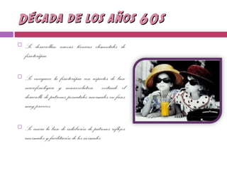 Década de los años 60sDécada de los años 60s
 Se desarrollan nuevas técnicas elementales de
fisioterápia.
 Se enriquece la fisioterápia con aspectos de base
neurofisiológica y neuroevolutiva evitando el
desarrollo de patrones posnatales anormales en fases
muy precoces.
 Se inicia la base de inhibición de patrones reflejos
anormales y facilitación de los normales.
 