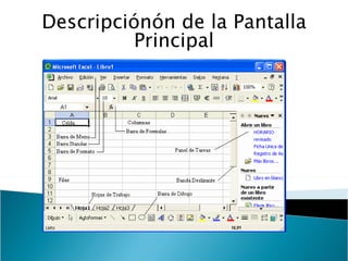 Descripciónón de la Pantalla
Principal