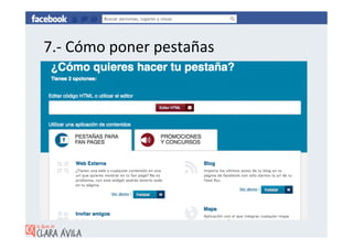 7.-­‐	
  Cómo	
  poner	
  pestañas	
  
 