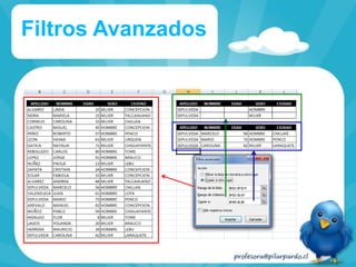Filtros Avanzados
 