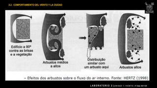 2.2. COMPORTAMIENTO DEL VIENTO Y LA CIUDAD
L A B O R A T O R I O 2 | U N I D A D 1 – V I E N T O | 4° Clase 06-11-20
 