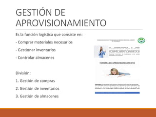 Gestión Integral de Compras y Aprovisionamiento en Logística | PDF