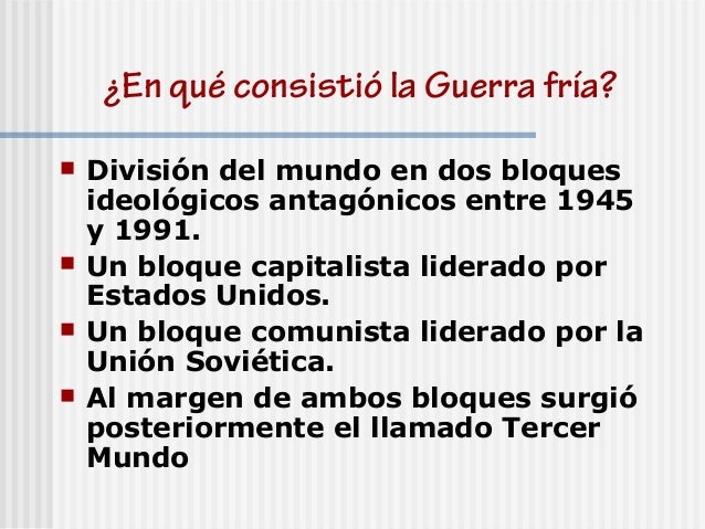 Clase guerra fria def