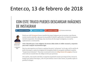 Enter.co, 13 de febrero de 2018
 