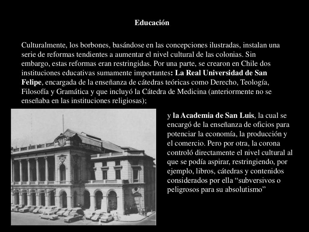 Las Reformas borbónicas