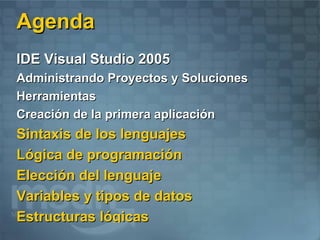 Visual Studio .NET  VS.NET simplifica el desarrollo de aplicaciones basadas en .NET proporcionando un entorno de desarrollo simple y unificado 