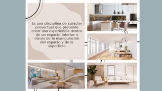 Que es el interiorismo + conceptos para mobiliarios | PPTX