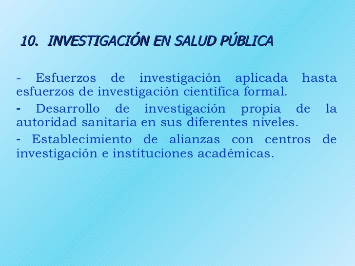 SALUD PUBLICA Y FESP