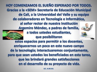 Clase introductoria inem