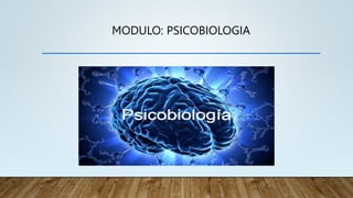 MODULO: PSICOBIOLOGIA
 
