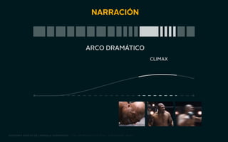 narración 
arco dramático 
nociones básicas de lenguaje audiovisual | taller producto ii 2014 - josé manuel vélez 
climax 
 