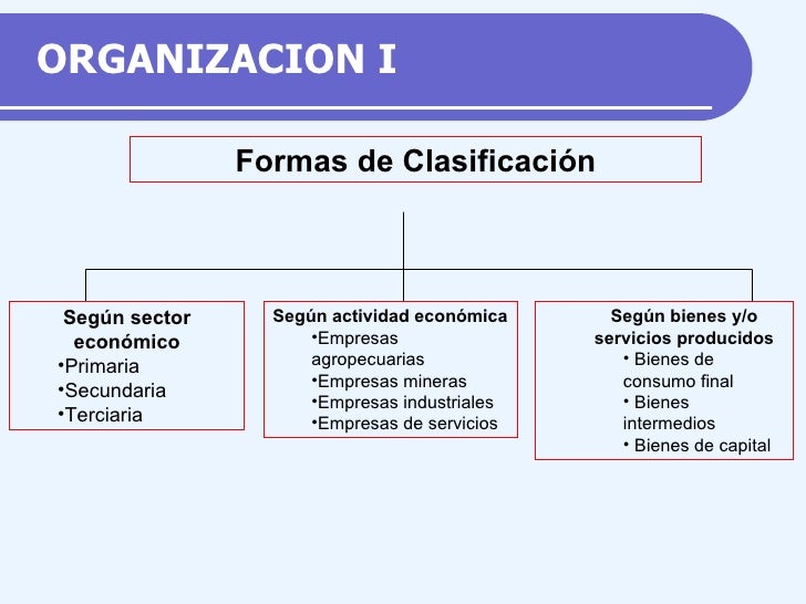 Tipos de Organizaciones - Organización Empresas I