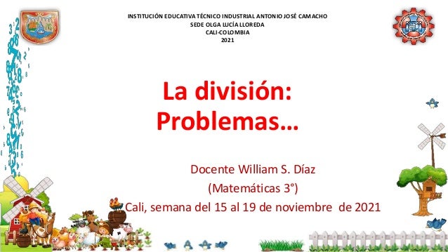 Clase matematicas 3-11-15-19-21_la division-problemas 2 clase matematicas 311151921la divisionproblemas 1 638