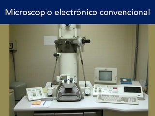 Microscopio electrónico convencional
 