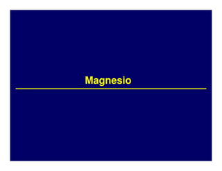 Magnesio
 