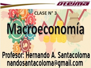 Prof. HERNANDO A. SANTACOLOMA M.
nandosantacoloma@gmail.com
CLASE N° 3
 