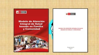 CLASE N° 03. MODELO DEL CUIDADO INTEGRAL POR CURSO DE VIDA. COMPONENTES ...