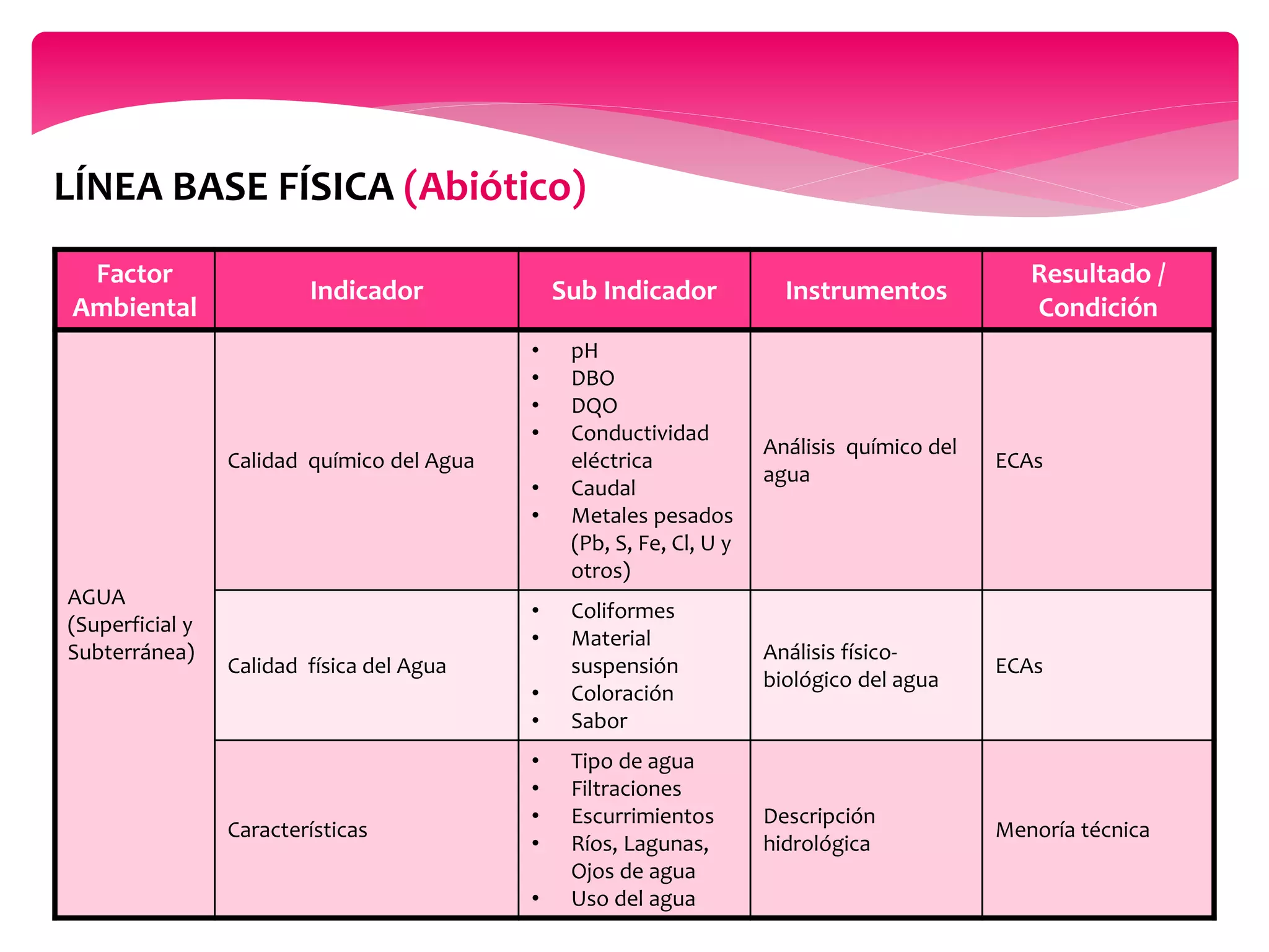 LINEA DE BASE EIA | PPTX