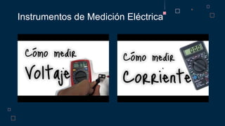 Instrumentos de Medición Eléctrica
 