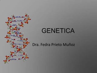 GENETICA

Dra. Fedra Prieto Muñoz
 
